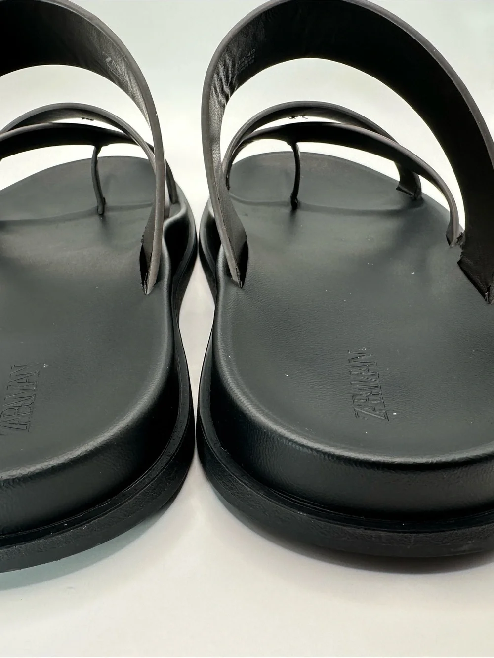 Zara Black Men’s Cross-Strap Slide Sandals